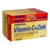 Additiva vitamin C + zinek 33% gratis cps. 80