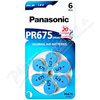 Panasonic PR675(PR44) baterie do naslouchadel 6ks