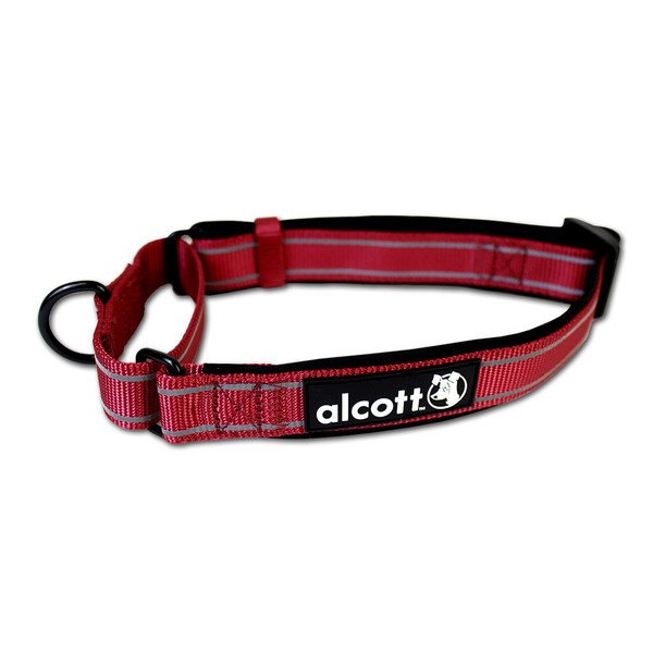 Alcott Reflexní obojek pro psy Martingale červený velikost M