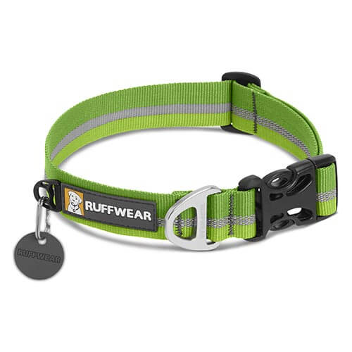 Ruffwear obojek pro psy Crag collar, zelen, velikost 28 - 36cm