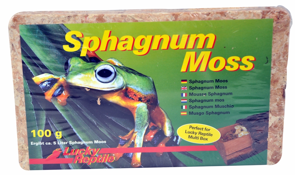 Lucky Reptile Sphagnum Moss - raelink 100g/5 l