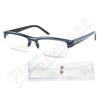Brýle čtecí +3. 00 modro-černé s pouzdrem FLEX