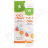 Vitamín C+Vitamín D3+Zinek eff.tbl.20 Galmed