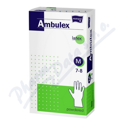 Ambulex Latex rukavice pudrovan M 100ks