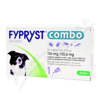 FYPRYST combo 1x1.34ml spot-on pro psy 10-20kg - vprodej dat exp. 31.3.2024
