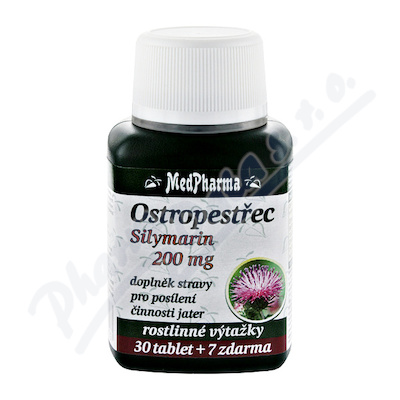 MedPharma Ostropestec (Silymarin 200mg) tbl.37