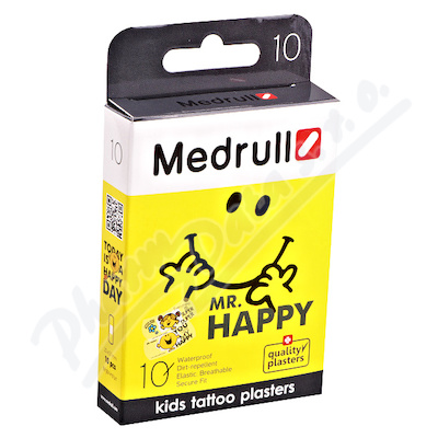 Medrull nplast dtsk KIDS tetovac Mr.Happy 10ks