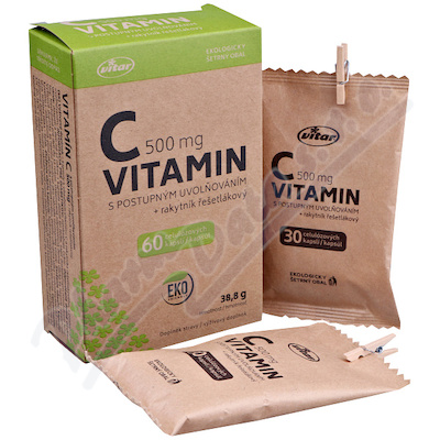 Vitar Vitamin C 500mg+rakytnk EKO cps.60