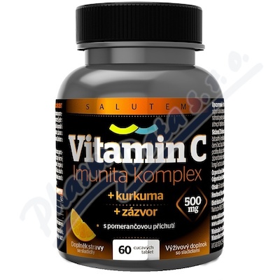 Vitamin C 500mg Imunita kurkuma + zzvor tbl.60