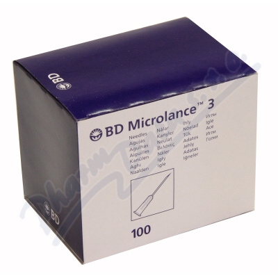 BD Microlance Inj. jehla 25G 0.50x25 oran.100ks