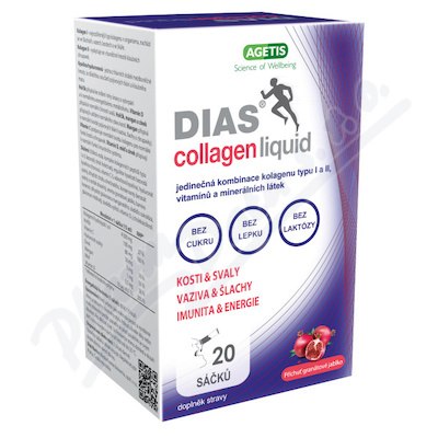 DIAS collagen liquid 15mlx20 sk Grant.jablko