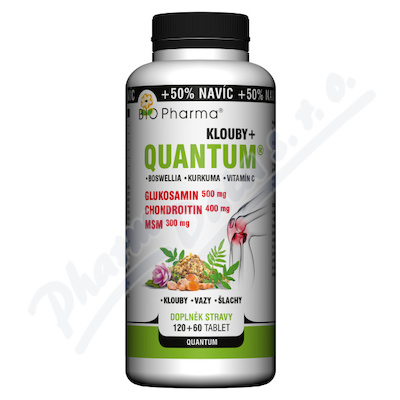 Quantum Klouby+ 6 složek tbl.120+60 Bio-Pharma