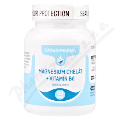 Uniospharma Magnsium chelt+vit.B6 tbl.90
