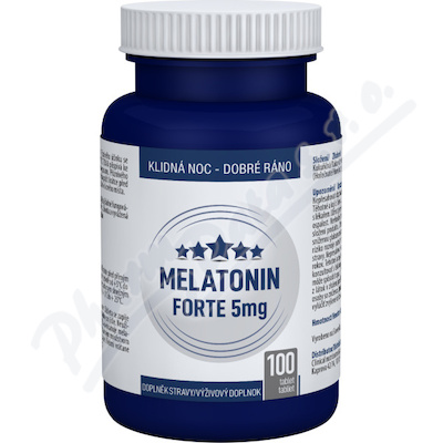Melatonin Forte 5mg NEW tbl.100 Clinical