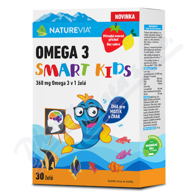 NatureVia Omega 3 Smart Kids 30 el