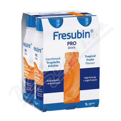 Fresubin Pro Drink p.tropic.ovoce por.sol.4x200ml