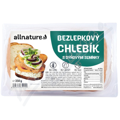 Allnature Bezlepkov chlebk s d.semnky 350g