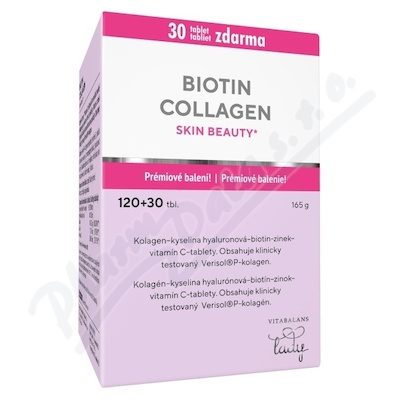Biotin Collagen Skin Beauty tbl.120+30 ZDARMA