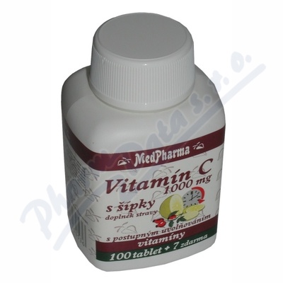 MedPharma Vitamn C 1000mg s pky tbl.107 prod.