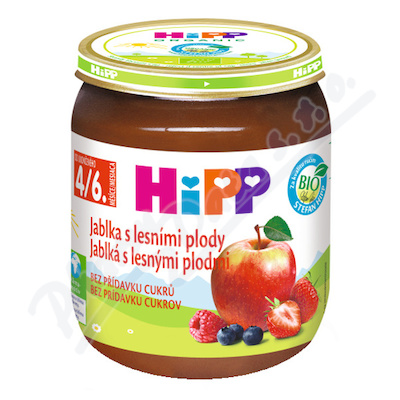 HiPP Jablka s lesnmi plody BIO 4-6m 125g